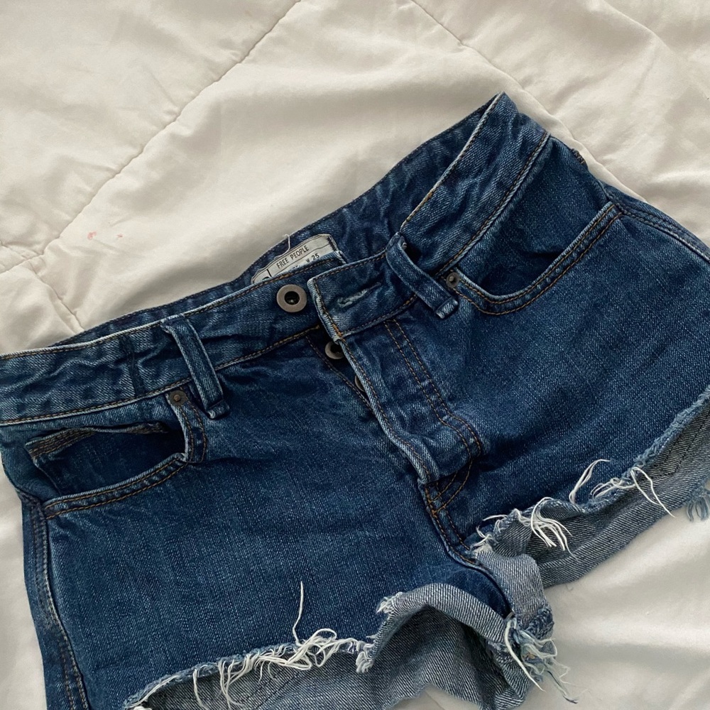 Free People Jean Shorts